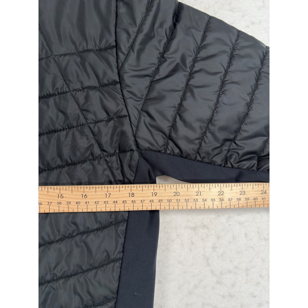 Columbia Omni-Heat Puffer Jacket Mens Small Black Hybrid Insulated Full Zip - Picture 11 of 13